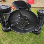 Clean underside of the GroundGO M1 Pro showing its four swing-back blades
